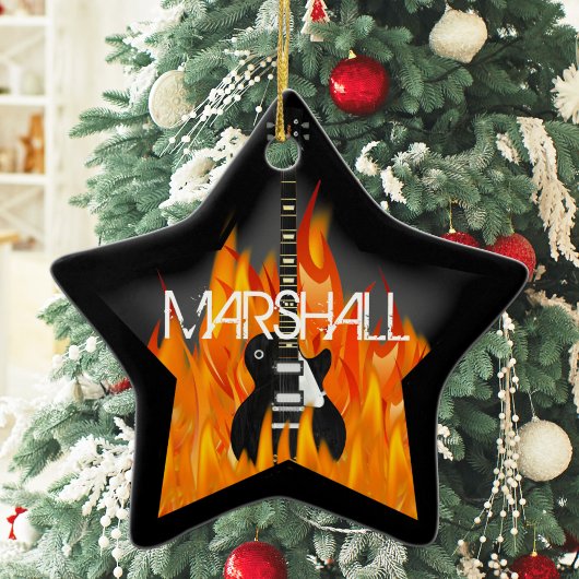 Personalisiert Rock Star Ornament