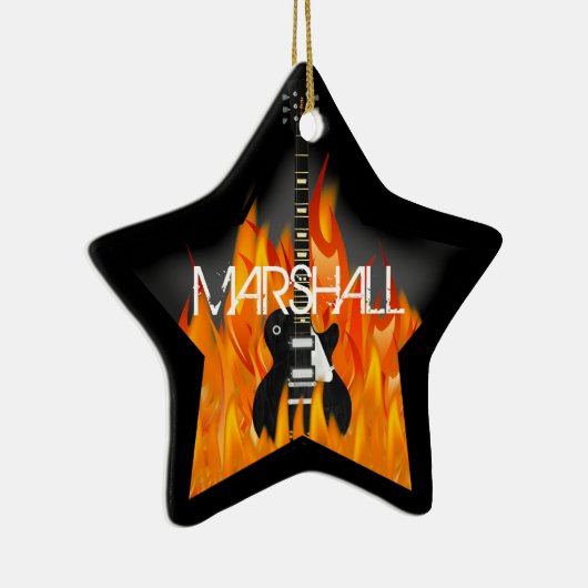 Personalisiert Rock Star Ornament (Rechts)