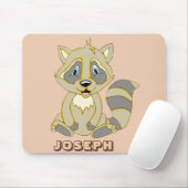 Personalisiert Rocky Raccoon Mousepad (Mit Mouse)