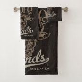 Personalisiert Rodeo Old West Steer Roping Legends Badhandtuch Set (Insitu)
