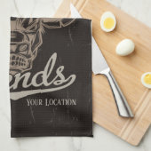 Personalisiert Rodeo Old West Steer Roping Legends Geschirrtuch (Viertel Falte)