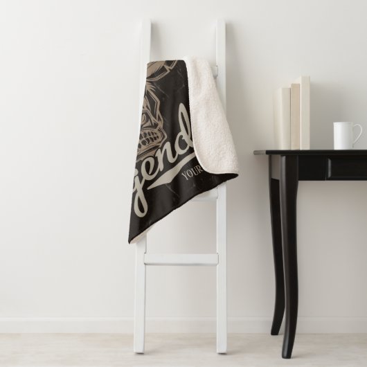 Personalisiert Rodeo Old West Steer Roping Legends Sherpadecke (Beispiel)