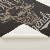 Personalisiert Rodeo Old West Steer Roping Legends Sherpadecke (3/4)