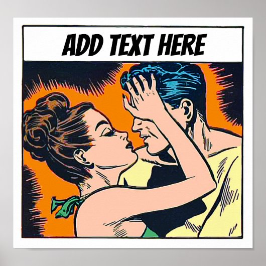 Personalisiert Romance Poster (Vorne)
