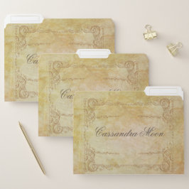 Personalisiert Romantik Vintag Papiermappe