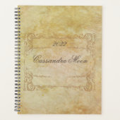 Personalisiert Romantik Vintag Planer (Vorderseite)