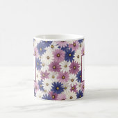 Personalisiert-Romantische Frühjahrsmädchen-Blume Kaffeetasse (Mittel)