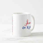 Personalisiert Romantischer Anime Couple Kaffeetasse (VorderseiteRechts)