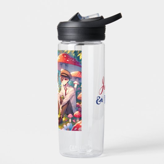 Personalisiert Romantischer Anime Couple Trinkflasche (Links)