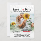 Personalisiert Romcom Poster Foto Save the Date (Vorderseite)