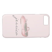 Personalisiert rosa Ballett Shootanz Ballerina Case-Mate iPhone Hülle (Rückseite (Horizontal))