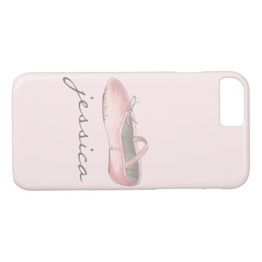 Personalisiert rosa Ballett Shootanz Ballerina Case-Mate iPhone Hülle (Rückseite (Horizontal))