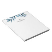 Personalisiert rosa Blumenmuster gemustert Notepad Notizblock (angewinkelt)