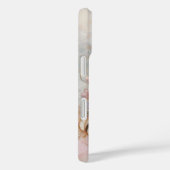 Personalisiert rosa Blüte Case-Mate iPhone Hülle (Rückseite / Rechts)