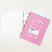 Personalisiert rosa Bonbon-Notebook | Individuelle Planer (Anzeige)