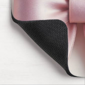 Personalisiert rosa Bow Mousepad - Niedlich & eleg (Ecke)