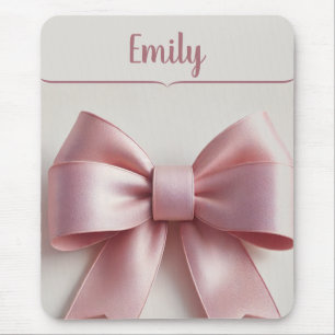 Personalisiert rosa Bow Mousepad - Niedlich & eleg