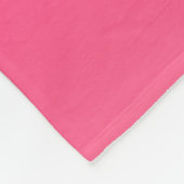Personalisiert rosa Driving Glitzer Girly Trendy Fleecedecke (Ecke)