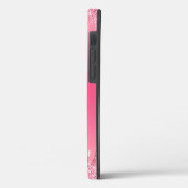 Personalisiert rosa Driving Glitzer Trendy Glam Case-Mate iPhone Hülle (Rückseite / Links)