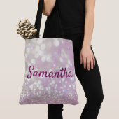 Personalisiert-rosa-feine Taschentasche Tasche (Von Nahem)