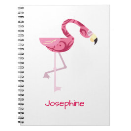 Personalisiert rosa Flamingo Bird Notizblock