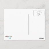 Personalisiert rosa Flamingo Bird Postkarte (Rückseite)