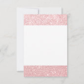 Personalisiert-Rosa-Glitzer-Happy-16 . Geburtstag- Karte (Rückseite)