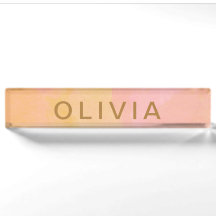 Personalisiert Rosa Gold Abstrakte Farbe