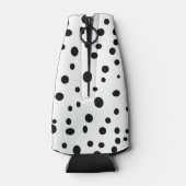 Personalisiert rosa Herz und Dosen Flasche Cooler Flaschenkühler (Rückseite)