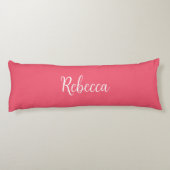 Personalisiert rosa Kissen (Rückseite)