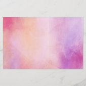 Personalisiert rosa Lila gestrichenes Papier (Rückseite)