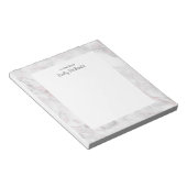 Personalisiert rosa Marmor Notepad Notizblock (angewinkelt)