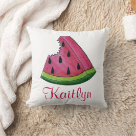 Personalisiert Rosa Melon Watermelon Slice Frucht Kissen