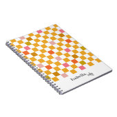 Personalisiert-rosa-modernes Notebook Notizblock (Rechte Seite)
