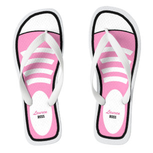 Personalisiert-rosa-Neaker Badesandalen
