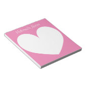 Personalisiert rosa Notizblöcke (angewinkelt)