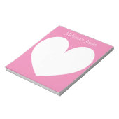 Personalisiert rosa Notizblöcke (Rotiert)