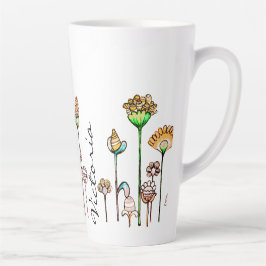 Personalisiert rosa, orange Personalisiertes Skrip Milchtasse