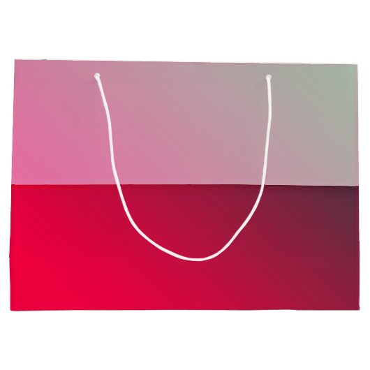 Personalisiert rosa Papiertasche Große Geschenktüte (Rückseite)