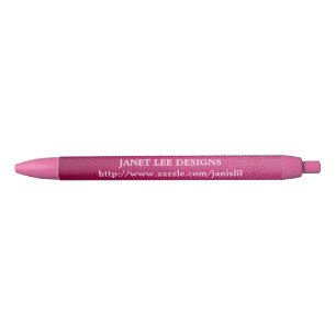 Personalisiert rosa Pen mit Textur Kugelschreiber