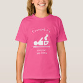 Personalisiert rosa PHANTASTISCHE BIG SISTER T-Shirt (Vorderseite)