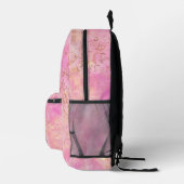Personalisiert-Rosa-Quarz Bedruckter Rucksack (Rechts)
