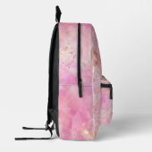 Personalisiert-Rosa-Quarz Bedruckter Rucksack (Links)