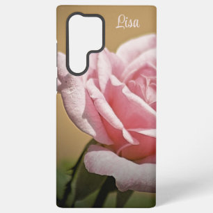 Personalisiert Rosa Rose Blume Samsung Case Galaxy Hülle