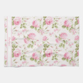 Personalisiert Rosa Rose Geschirrtuch (Horizontal)