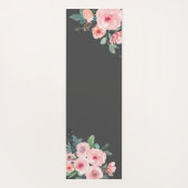 Personalisiert rosa Rose Yogamatte (Rückseite)