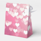 Personalisiert-Rosa-Sparkle-Herz-Bevorzugung Box Geschenkschachtel (Rückseite)