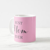 Personalisiert rosa Tasse - Individuelle Name oder (Vorderseite Links)