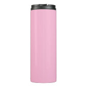 Personalisiert-rosa-Thermaltumbler - Travel Mug Thermosbecher (Rückseite)