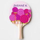 Personalisiert rosa tischtennis schläger (Vorderseite)